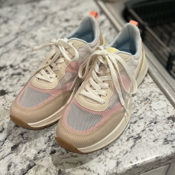 New Zara COMBINED ATHLETIC SNEAKERS, Women Size 39 US 8 color Multi Trainers - Picture 3 of 16